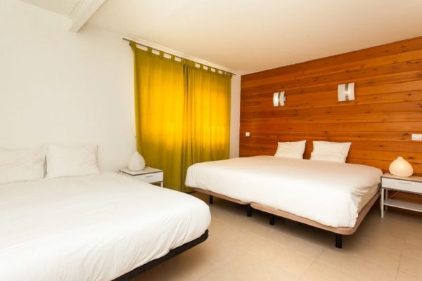 apartment bedroom for surf holidays in fuerteventura
